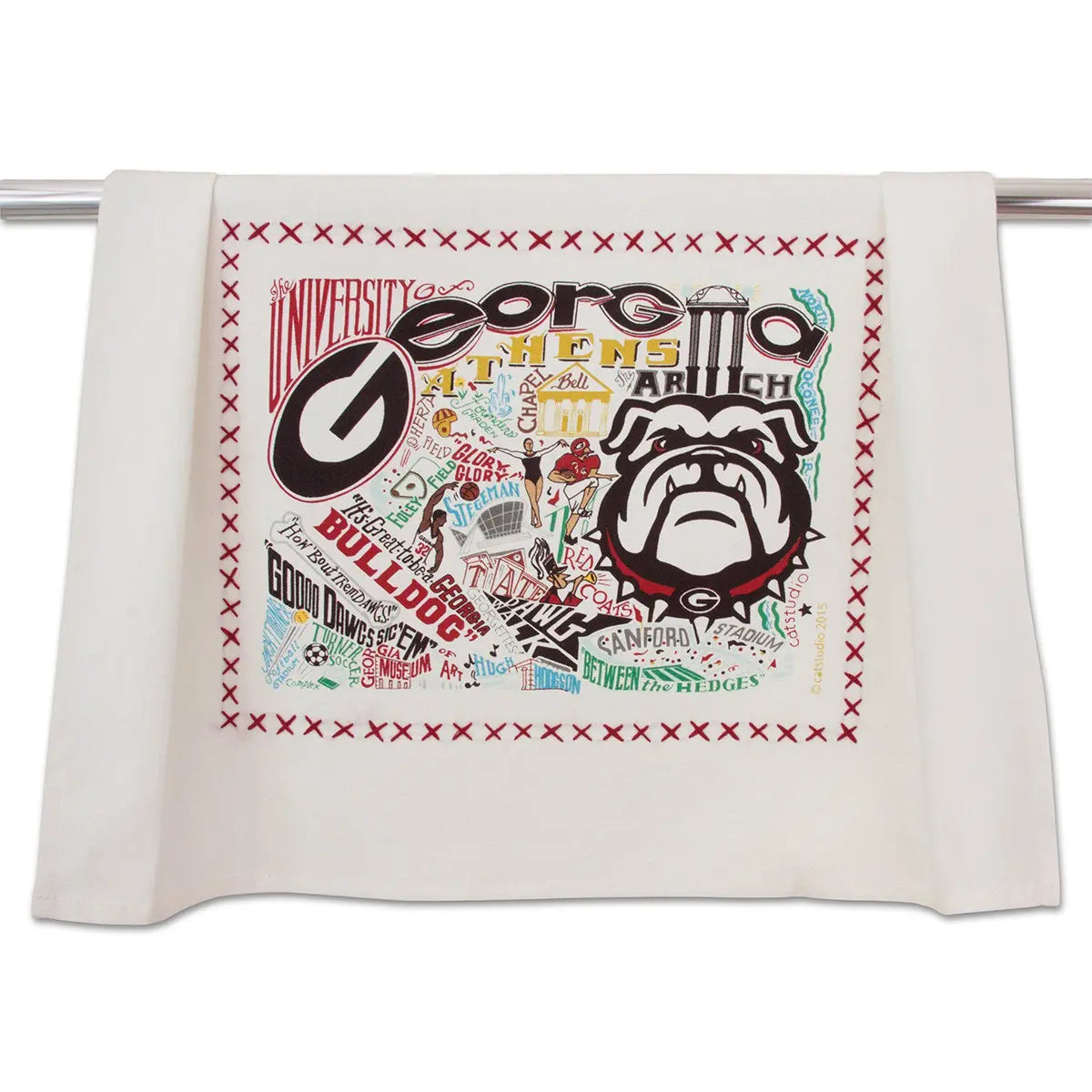 Catstudio University of Georgia Dish Towel