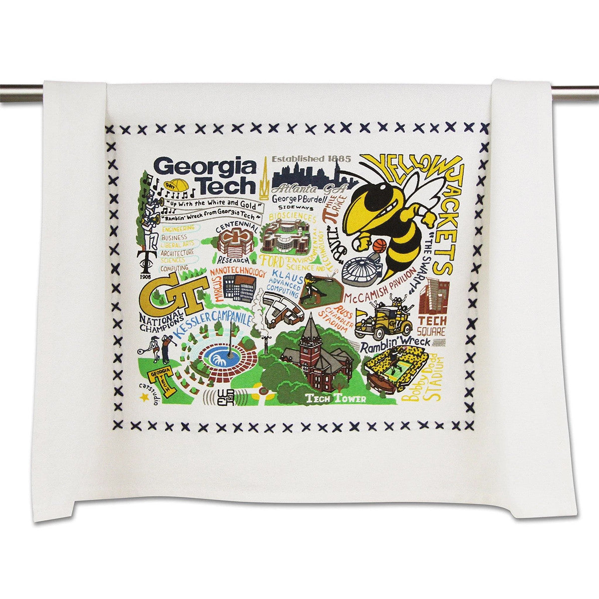 Catstudio Georgia Tech  Dish Towel