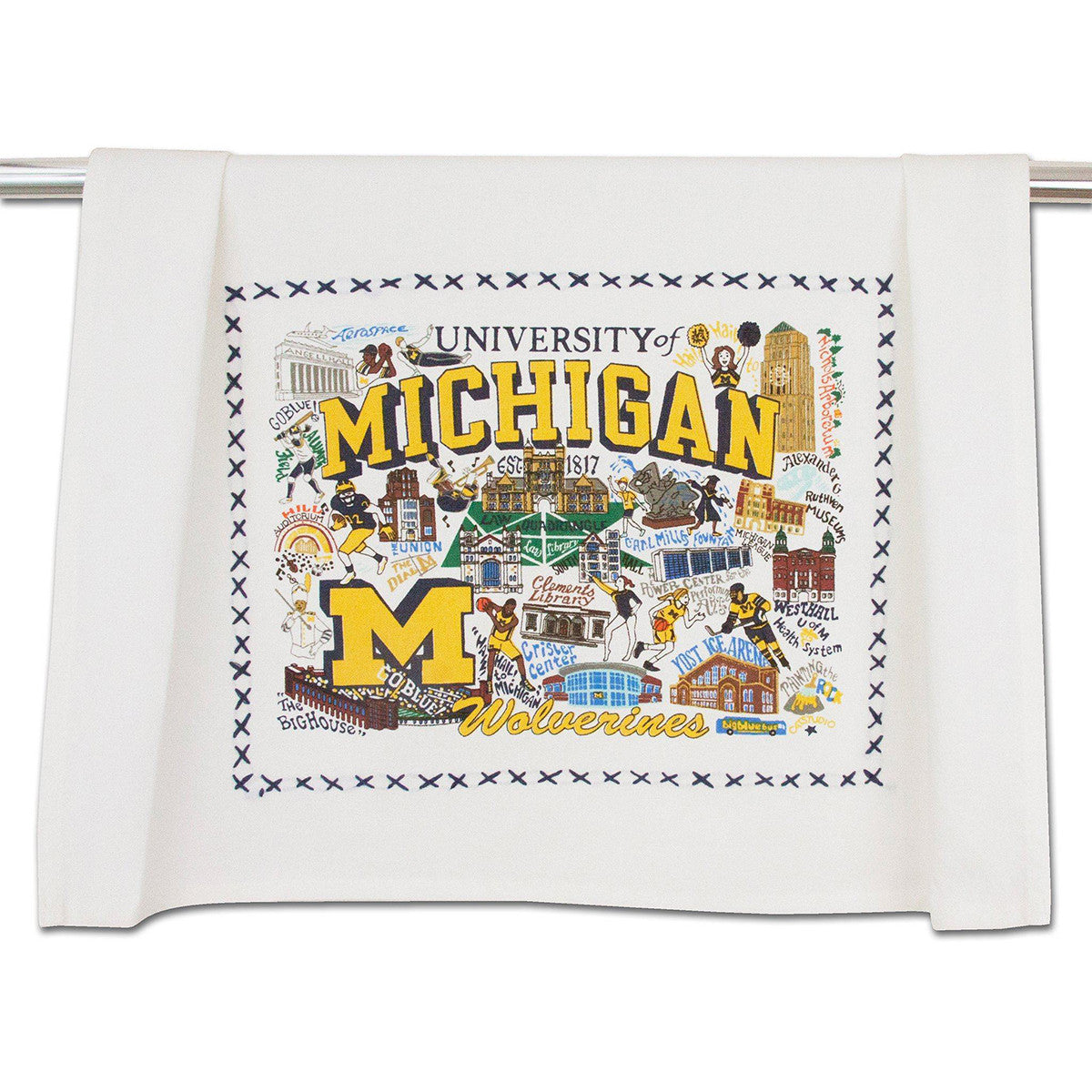 An image of Catstudio University of Michigan Dish Towel