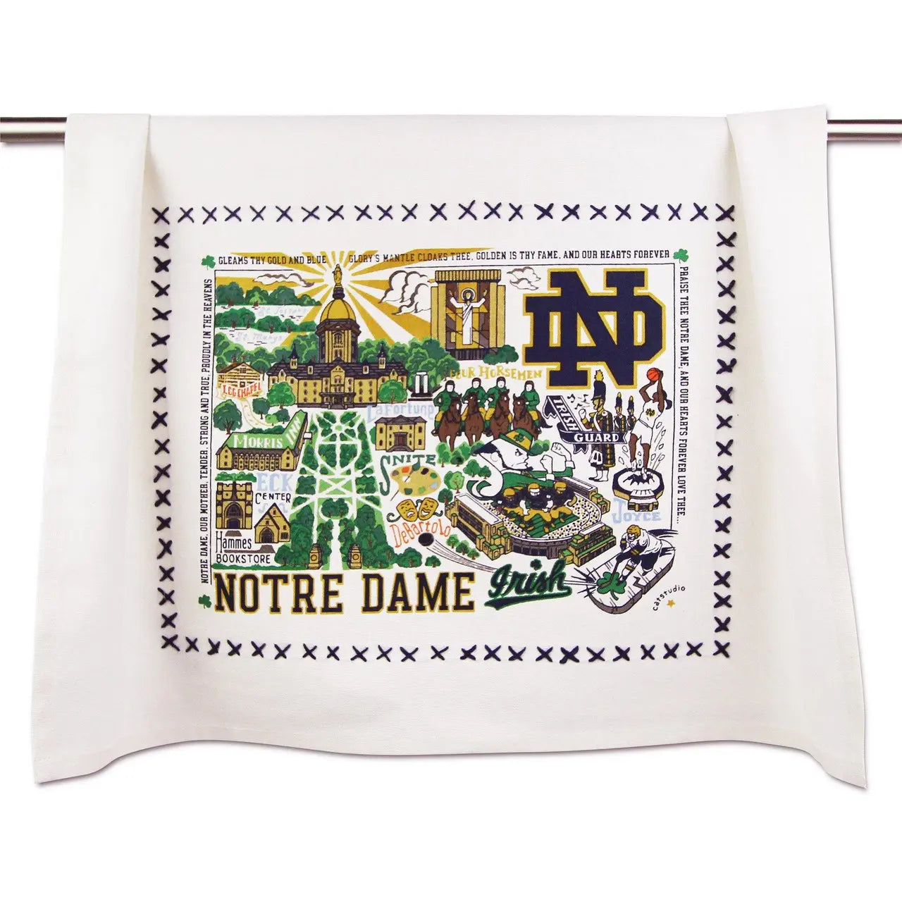 Catstudio Notre Dame Dish Towel