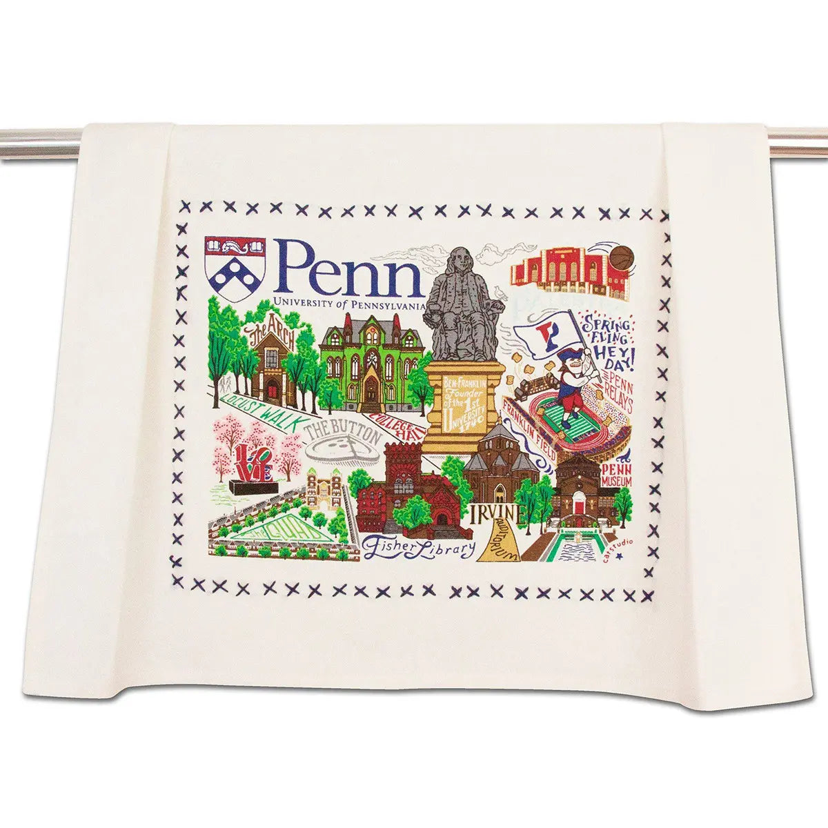 Catstudio University of Pennsylvania Dish Towel