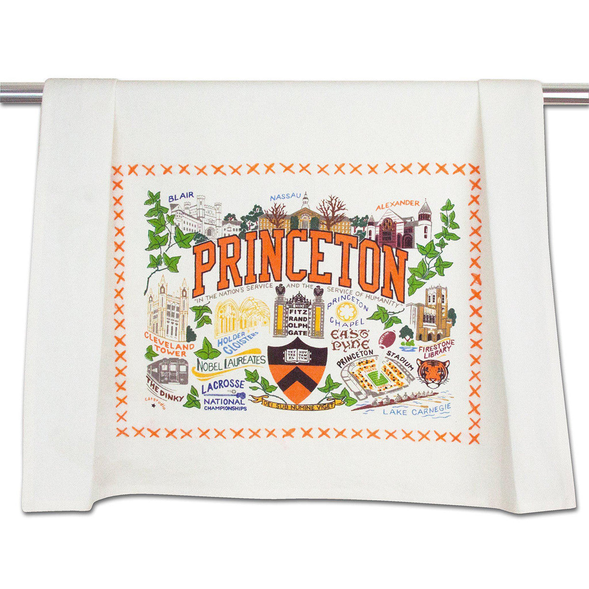 An image of Catstudio Princeton University Dish Towel