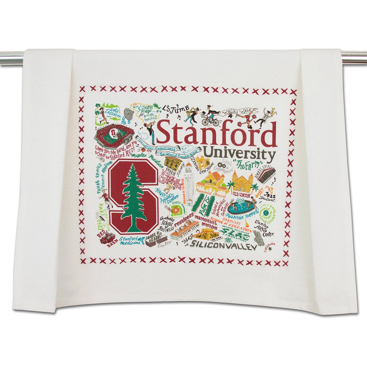 An image of Catstudio Stanford University Dish Towel