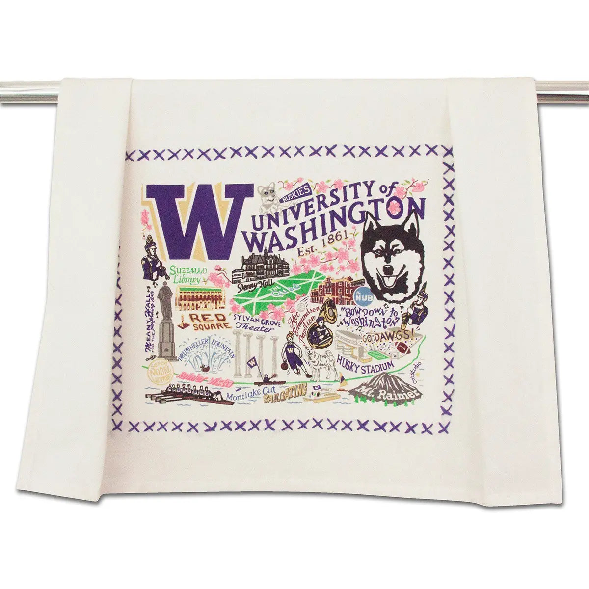 An image of Catstudio University of Washington Dish Towel