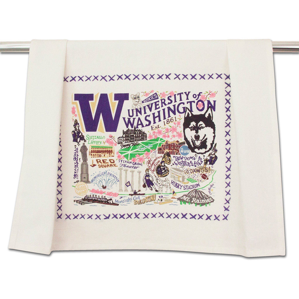 An image of Catstudio University of Washington Dish Towel