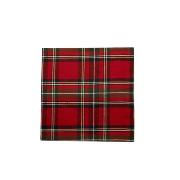 An image of Deborah Rhodes Royal Plaid Napkin