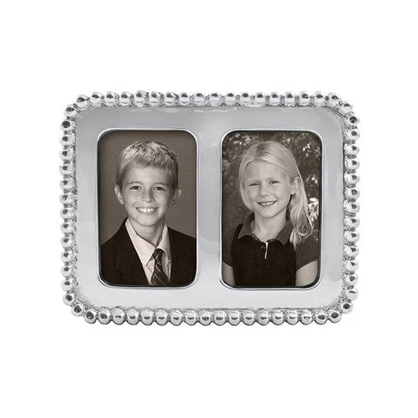 Mariposa Beaded 2 x 3 Double Frame