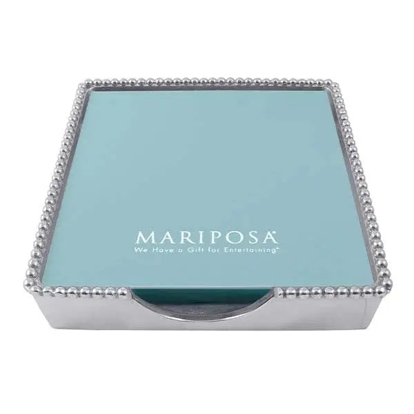 Mariposa Beaded Luncheon Napkin Holder with Insert