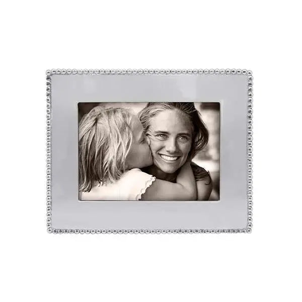 An image of Mariposa Beaded Engravable Frame