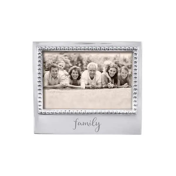 Mariposa Beaded Family 4 by 6 Frame