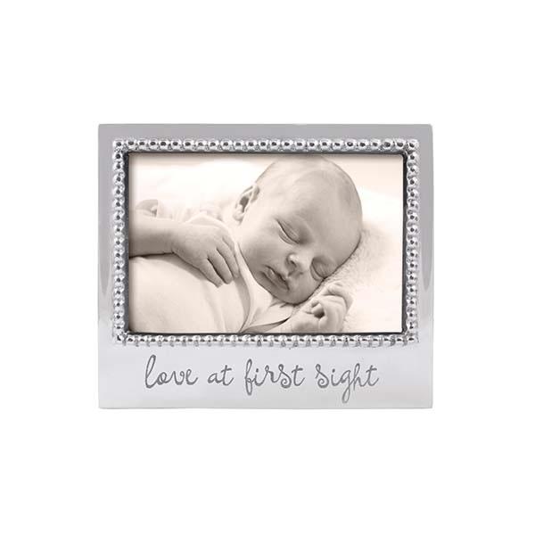 Mariposa LOVE AT FIRST SIGHT Beaded 4x6 Frame