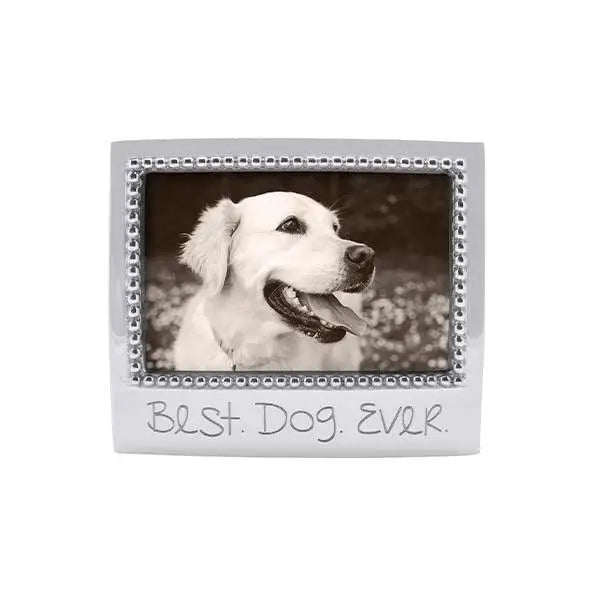 Mariposa Beaded Best Dog Ever 4 by 6 Frame