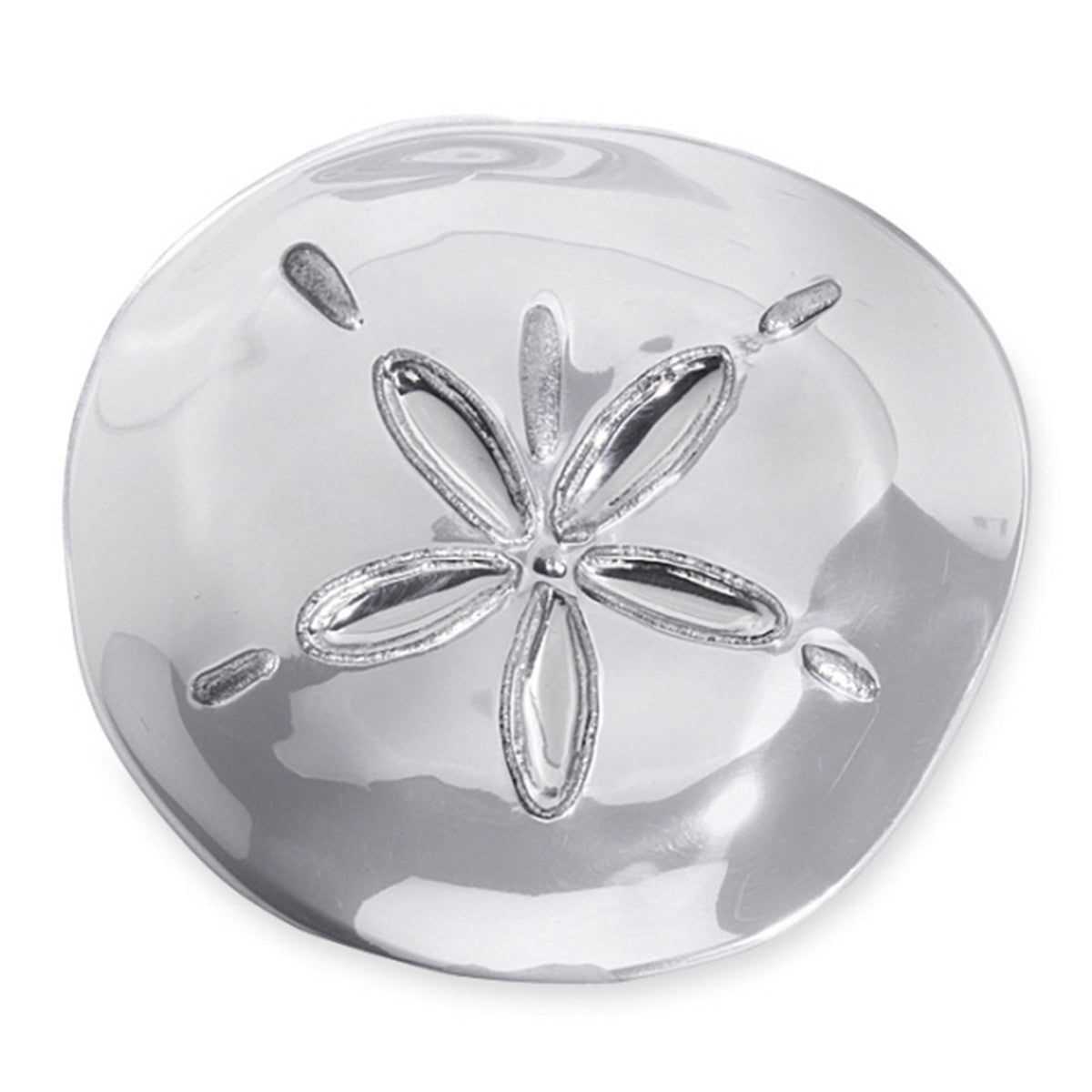 An image of Mariposa Sand Dollar Canape Plate