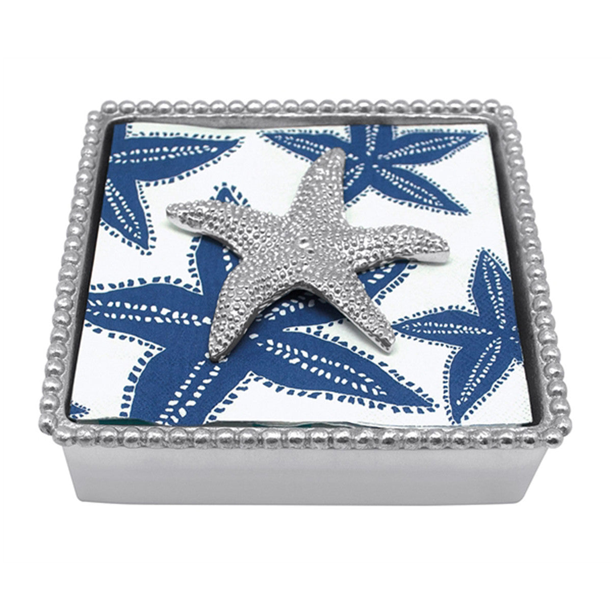 An image of Mariposa Starfish Beaded Napkin Box