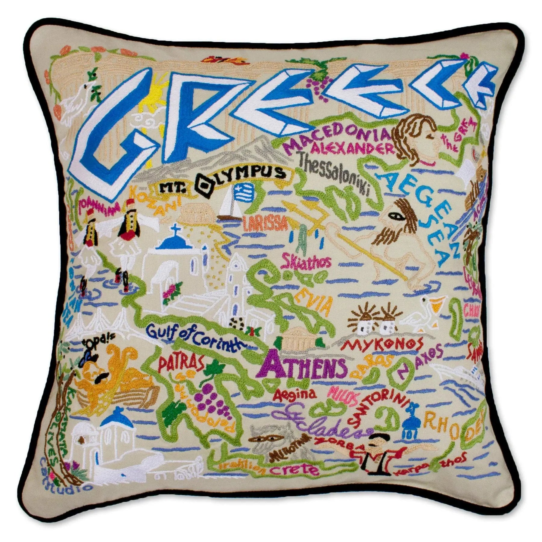 An image of Catstudio Greece Pillow