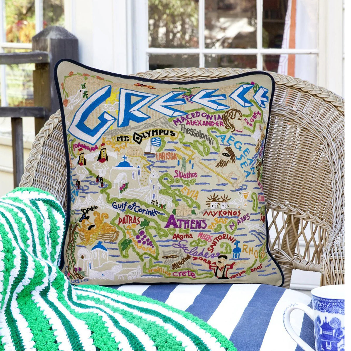 An image of Catstudio Greece Pillow