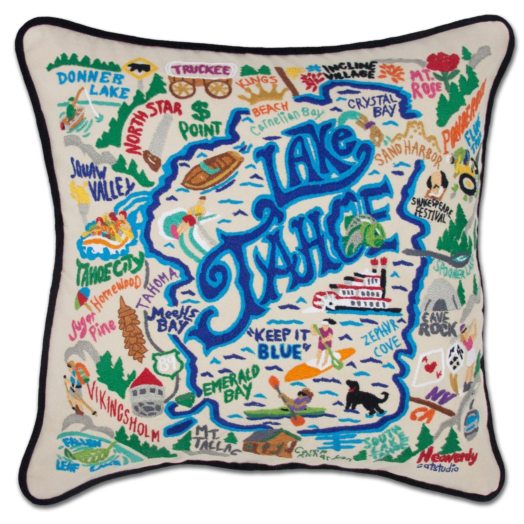 An image of Catstudio Lake Tahoe Pillow