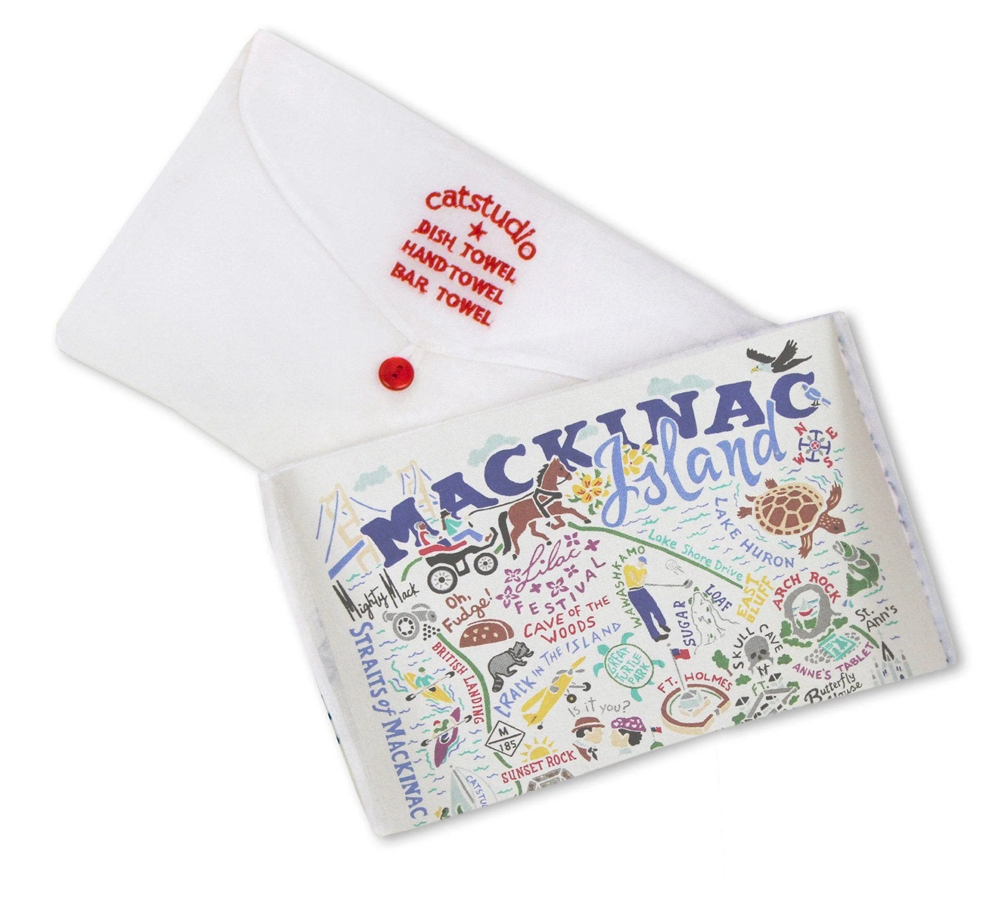 Catstudio Mackinac Island Dish Towel