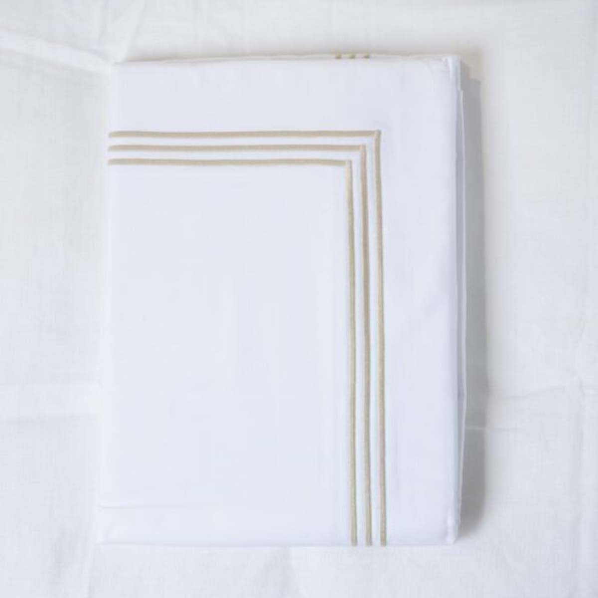 Gracious Home 3-Line Embroidered Duvet Cover