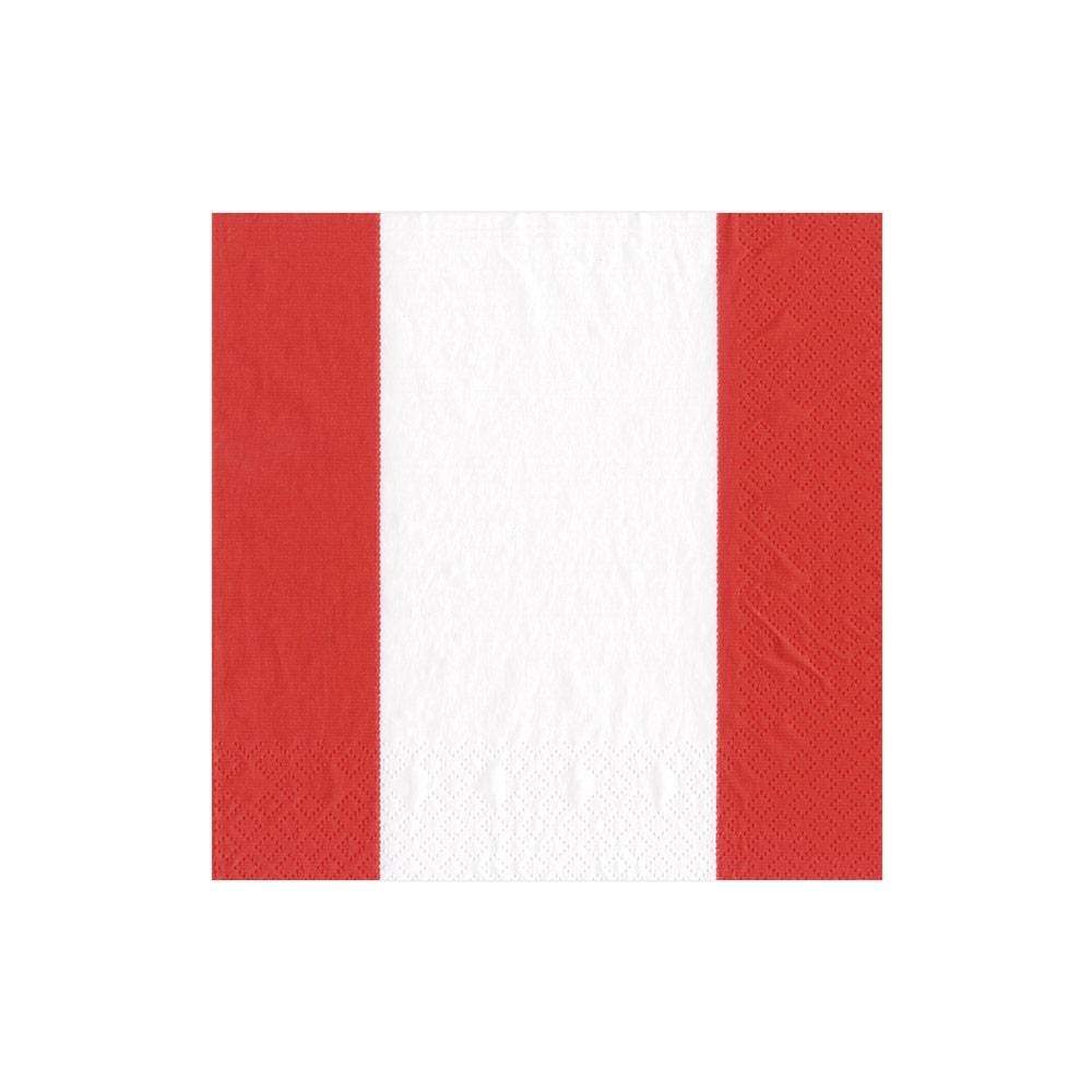 Caspari Bandol Stripe Cocktail Napkins
