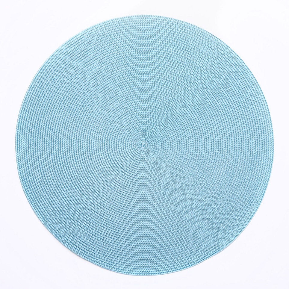 An image of Deborah Rhodes Braided Round Placemats - Set of 4