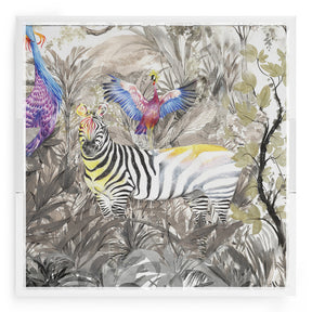 Nicolette Mayer Arcadia Zebra Acrylic Tray - 18x18