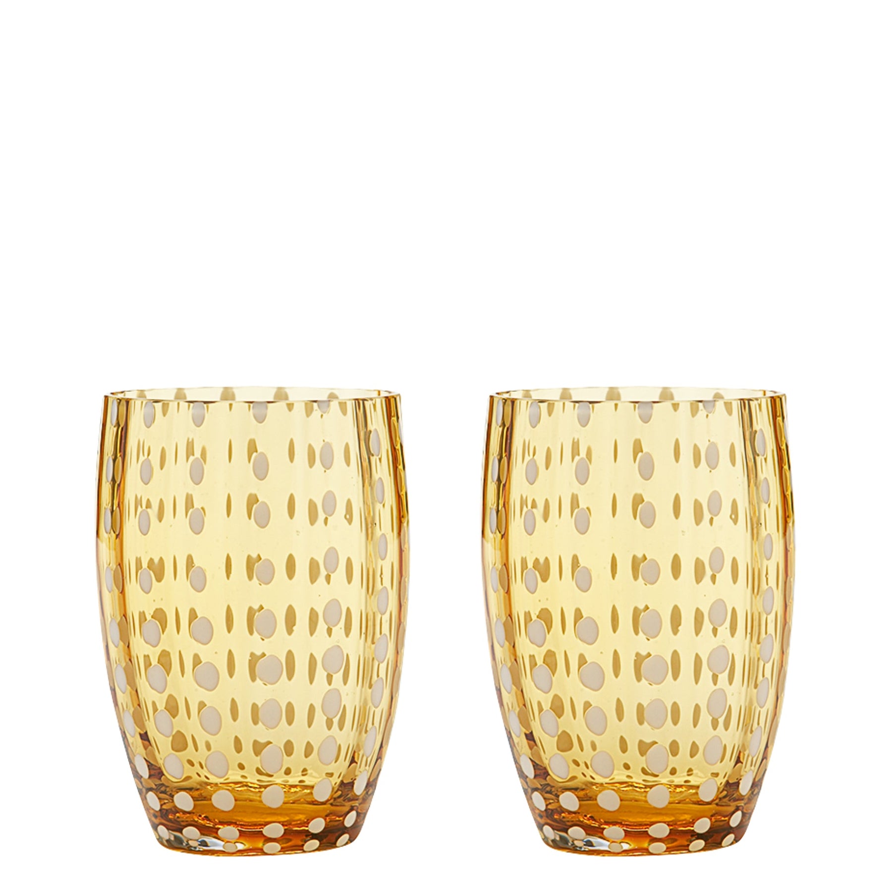 An image of Zafferano America Set of 2 Perle Tumbler