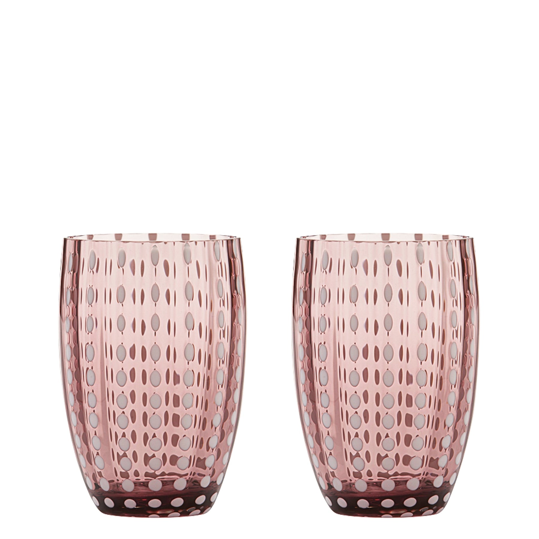 An image of Zafferano America Set of 2 Perle Tumbler