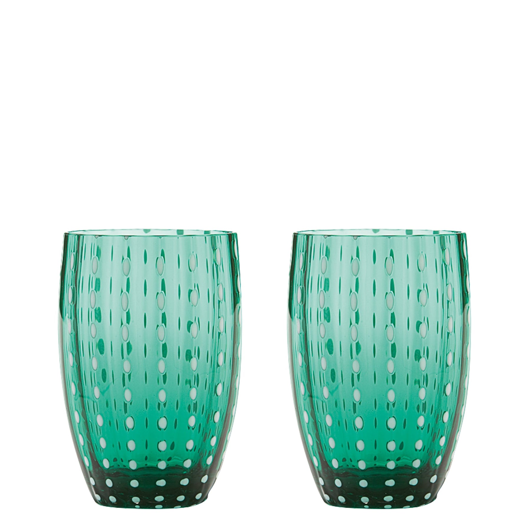 An image of Zafferano America Set of 2 Perle Tumbler
