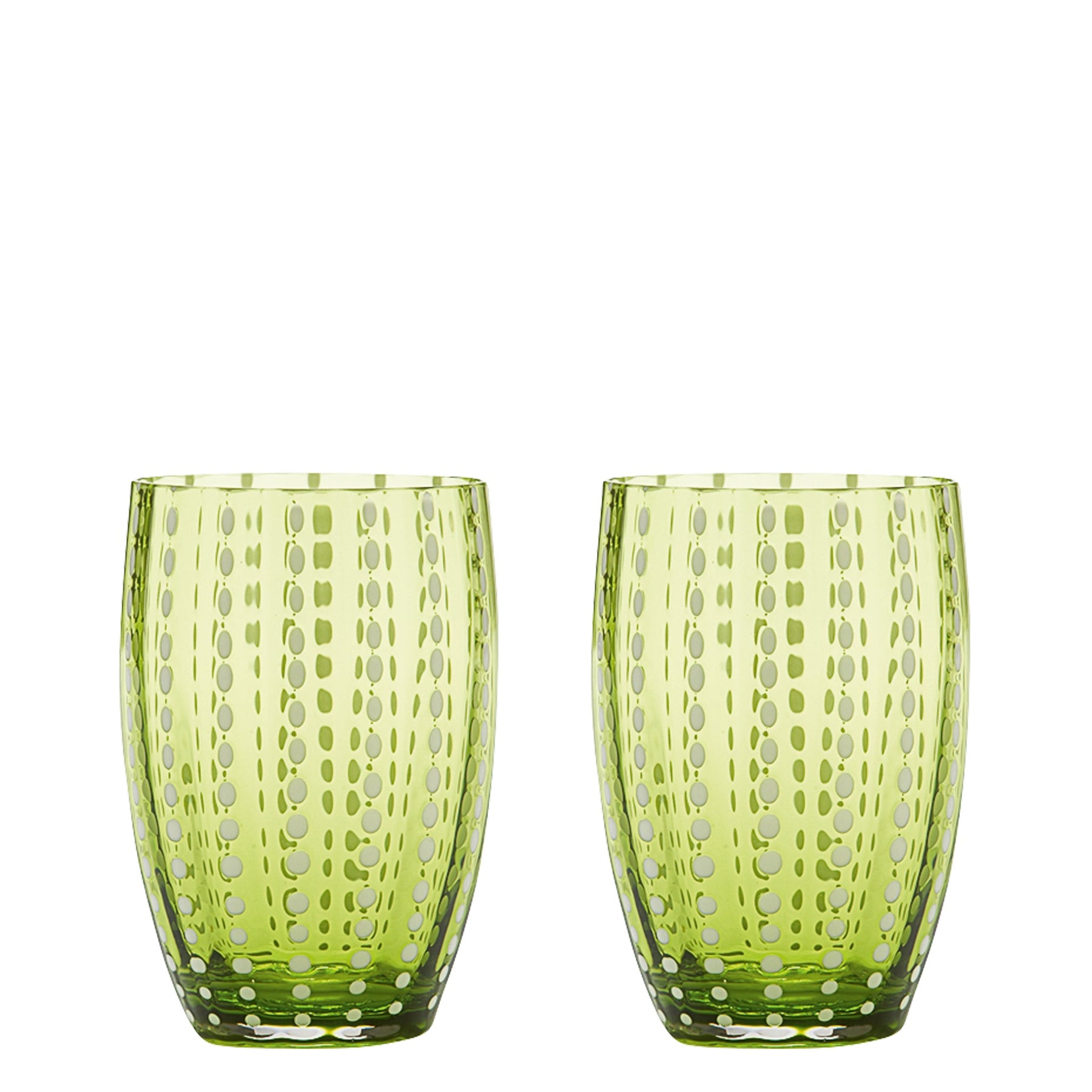 An image of Zafferano America Set of 2 Perle Tumbler