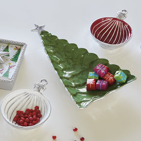 Mariposa Green Tree Candy Dish