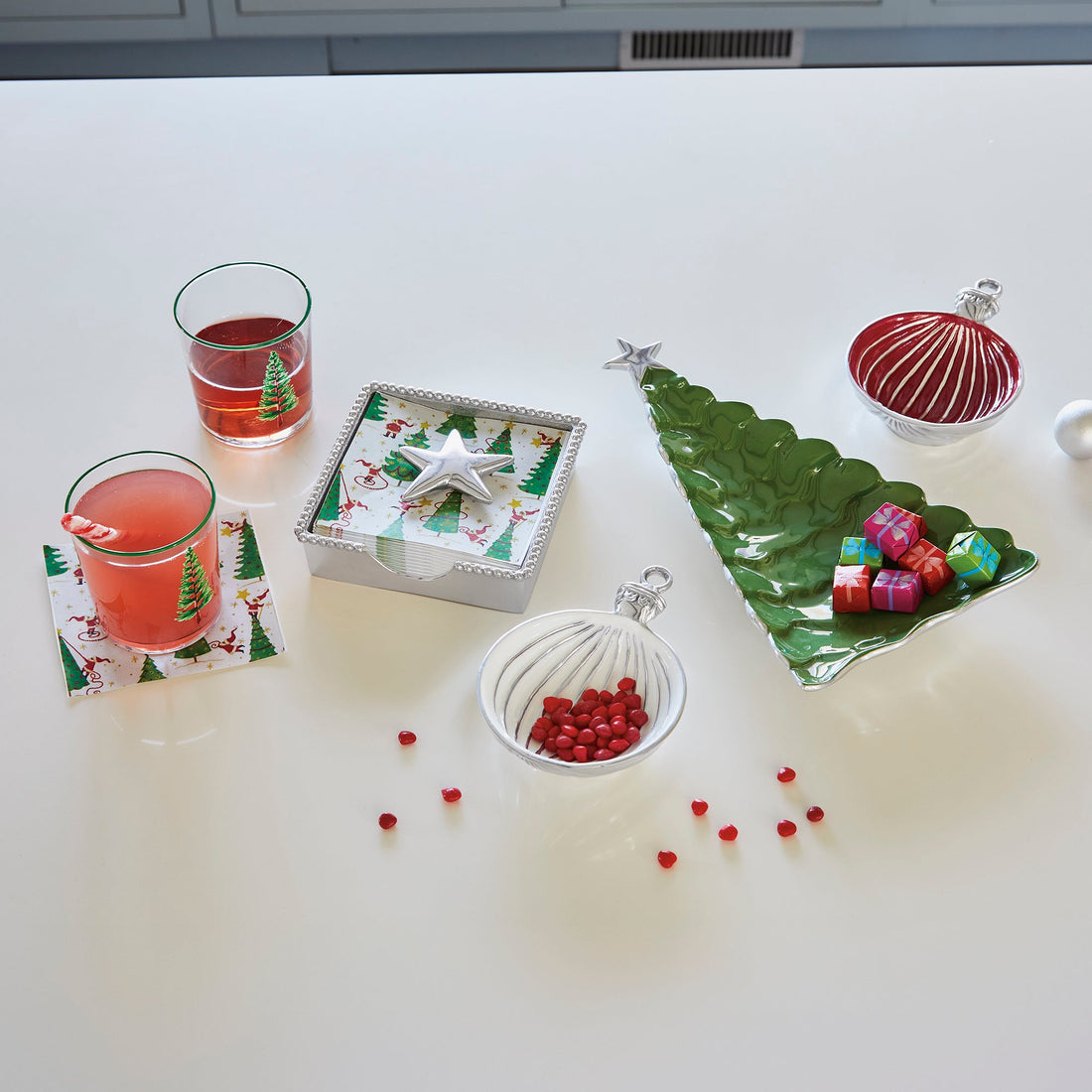 An image of Mariposa Green Tree Candy Dish