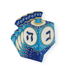 Caspari Dreidel Die-Cut Luncheon Napkins