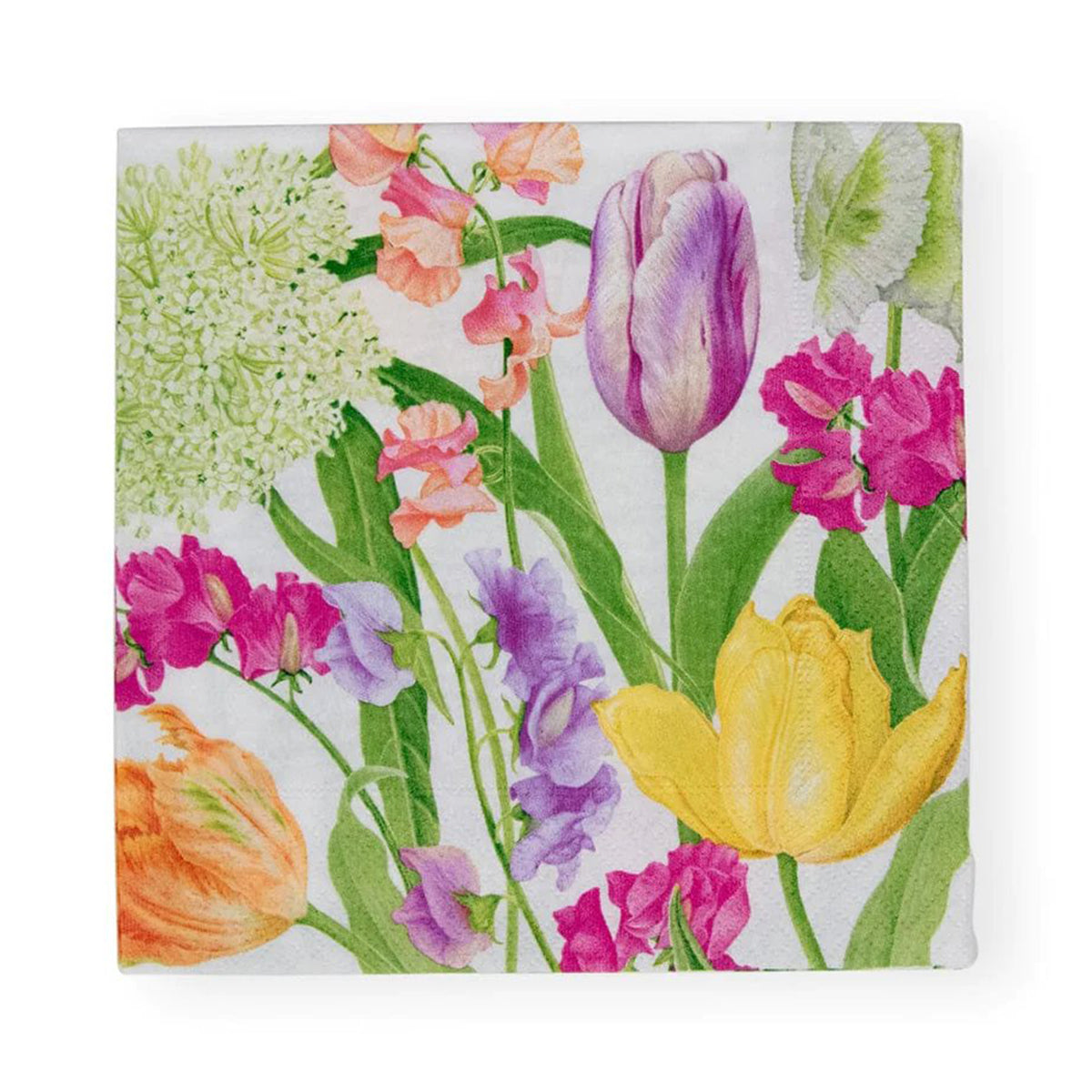 An image of Caspari Spring Flower Show Luncheon Napkin