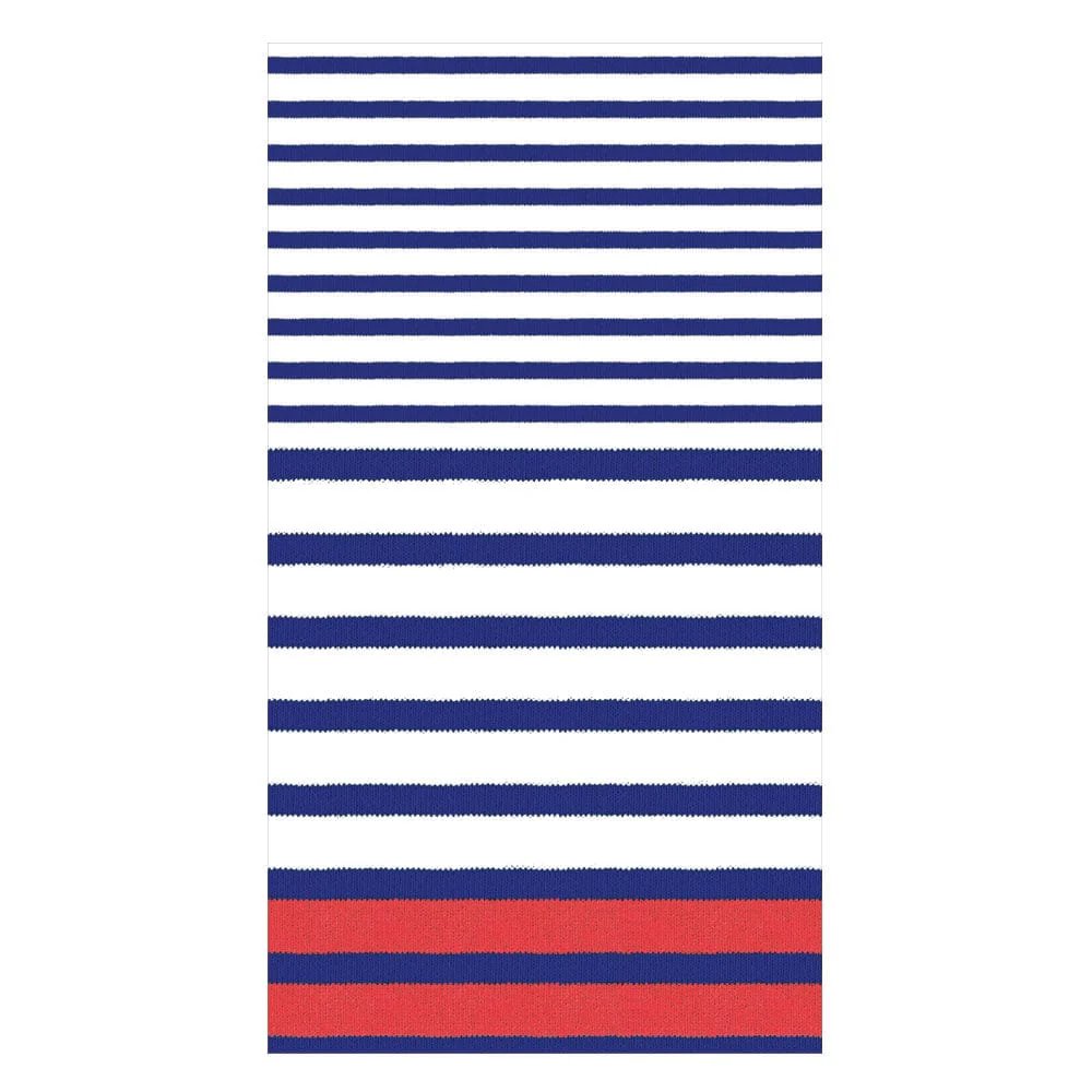 Caspari Breton Stripe Guest Towels