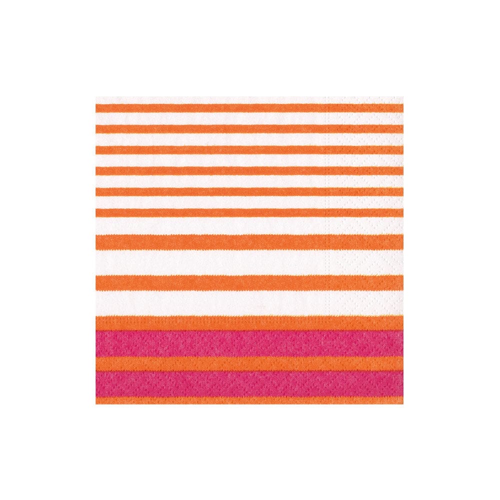 Caspari Breton Stripe Cocktail Napkins