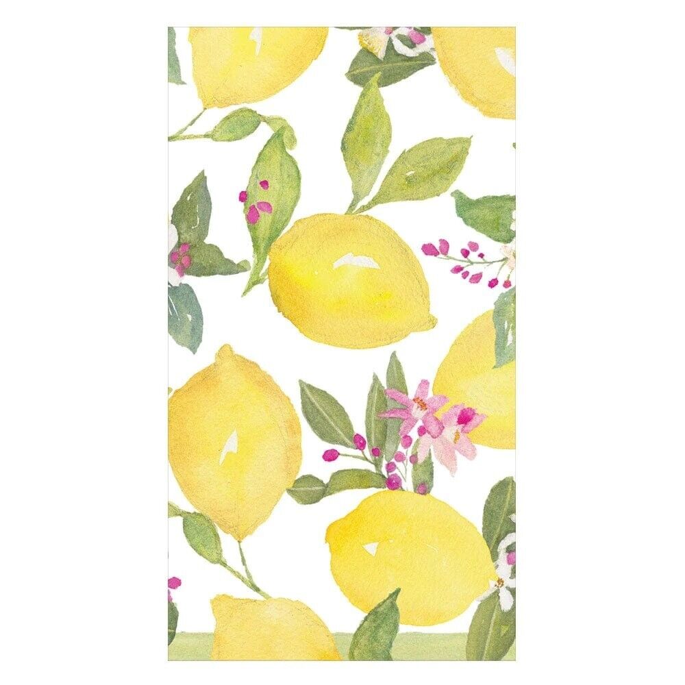 An image of Caspari Limoncello Guest Towel