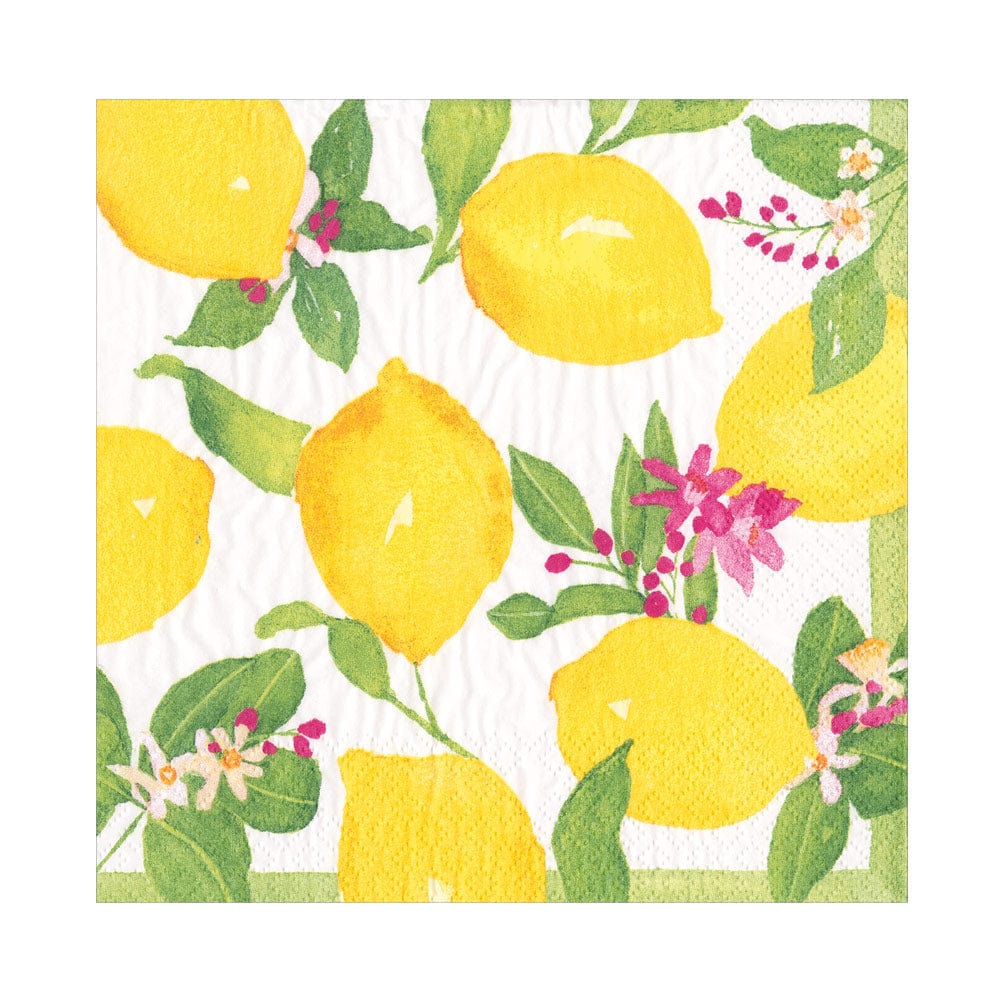 An image of Caspari Limoncello Luncheon Napkins