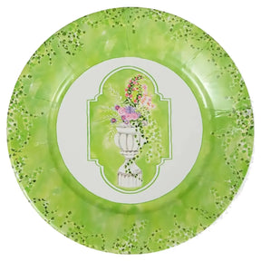 Caspari Jardin De Luxembourg Dinner Plates