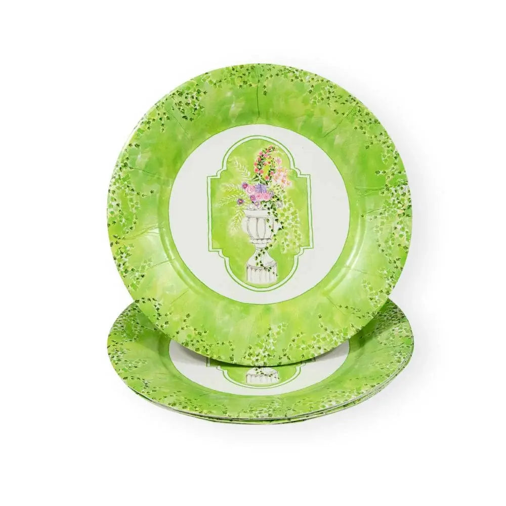 An image of Caspari Jardin De Luxembourg Dinner Plates