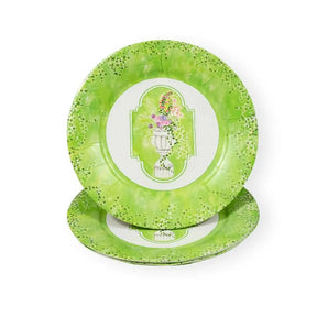 Caspari Jardin De Luxembourg Dinner Plates