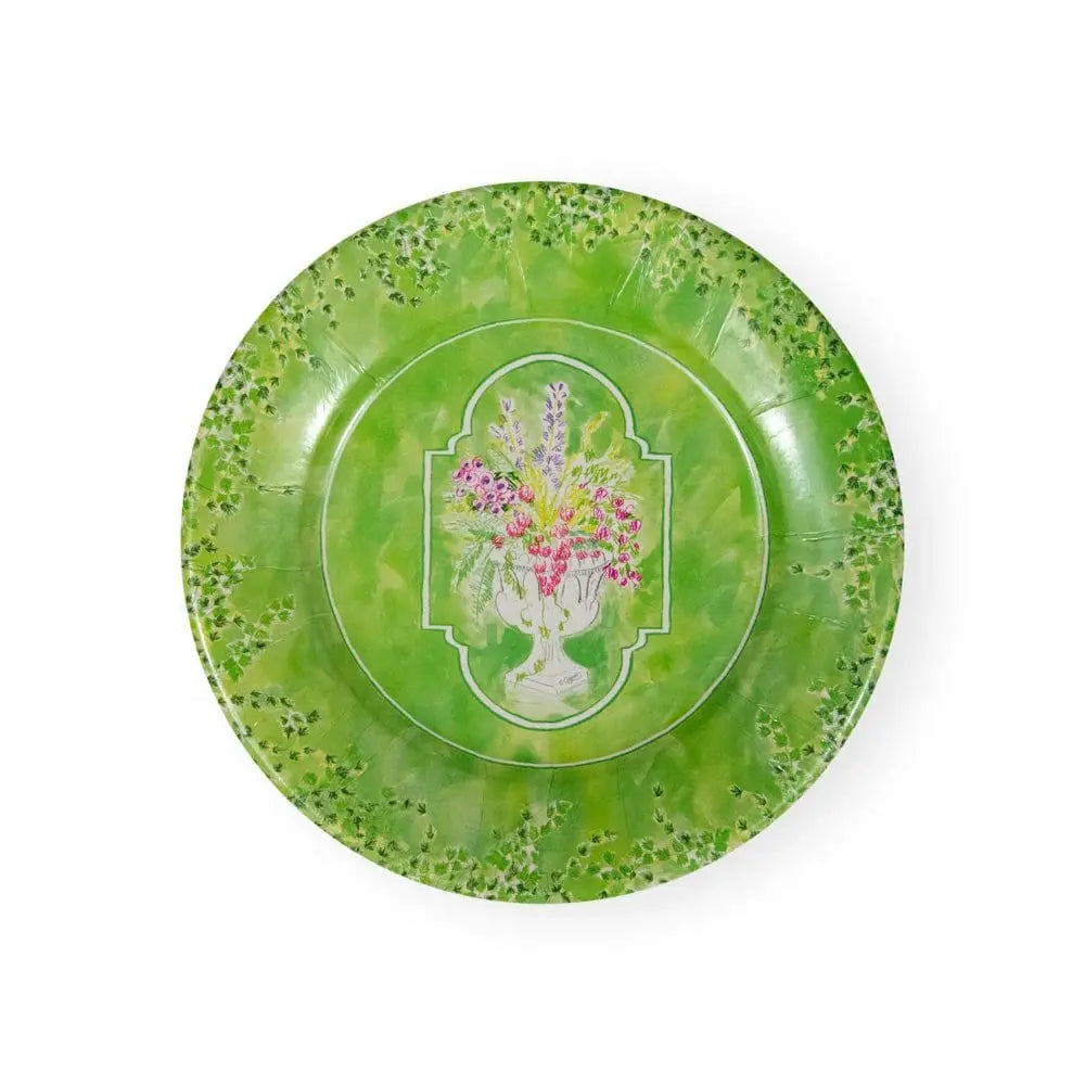 An image of Caspari Jardin De Luxembourg Salad & Dessert Plates