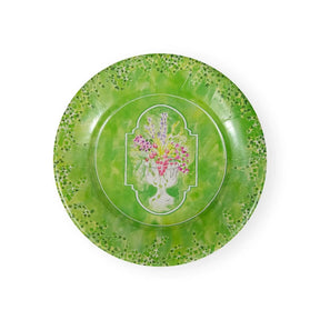 Caspari Jardin De Luxembourg Square Salad & Dessert Plates