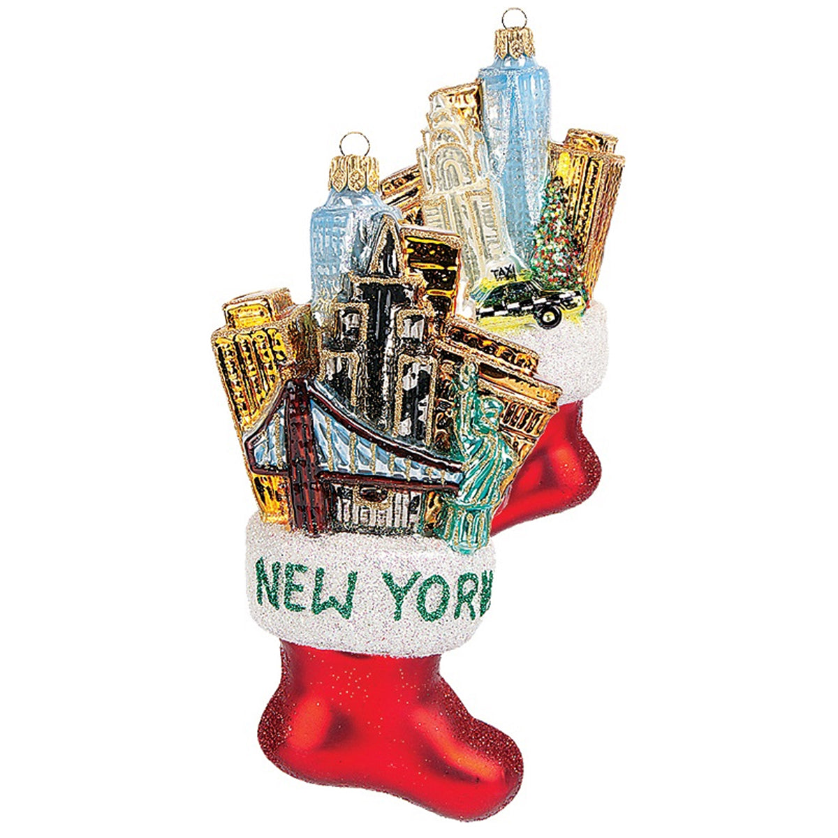 An image of Whitehurst New York Stocking Ornament