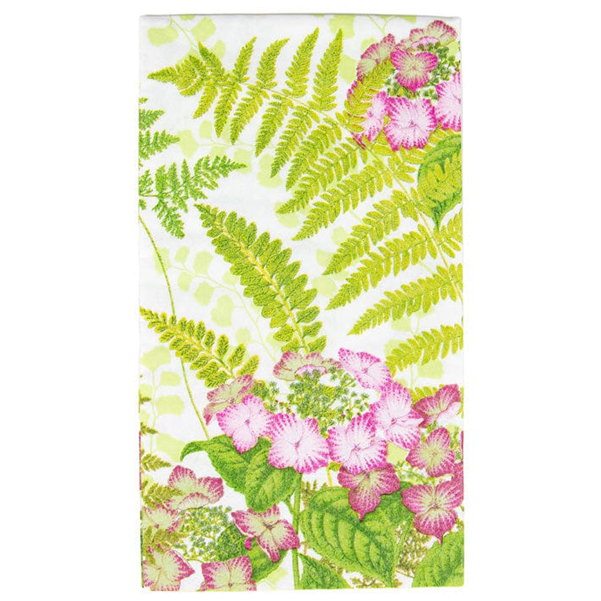 An image of Caspari Fern Garden Guest Towel