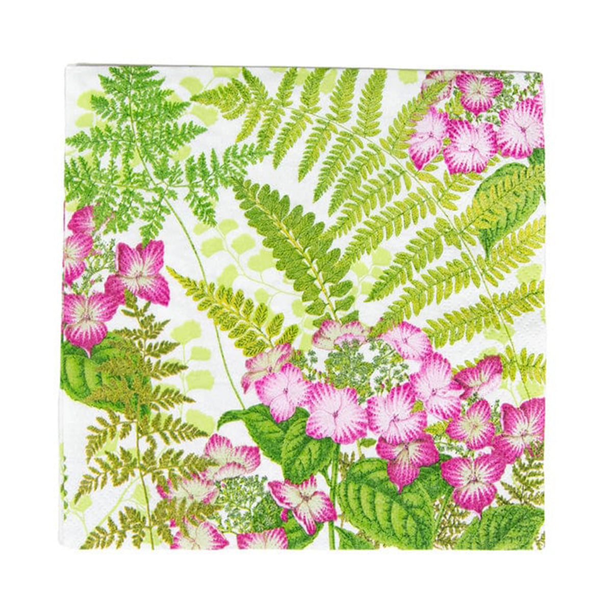 An image of Caspari Fern Garden Luncheon Napkins
