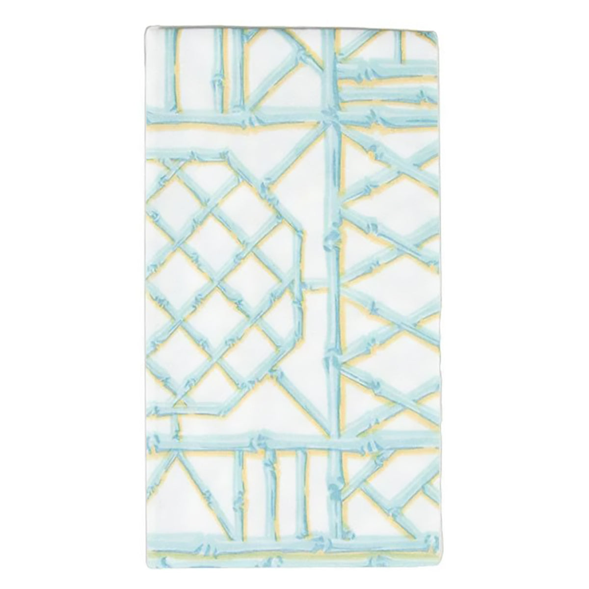 Caspari Bamboo Screen Linen Guest Towels
