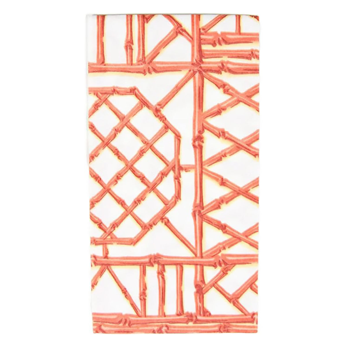 Caspari Bamboo Screen Linen Guest Towels