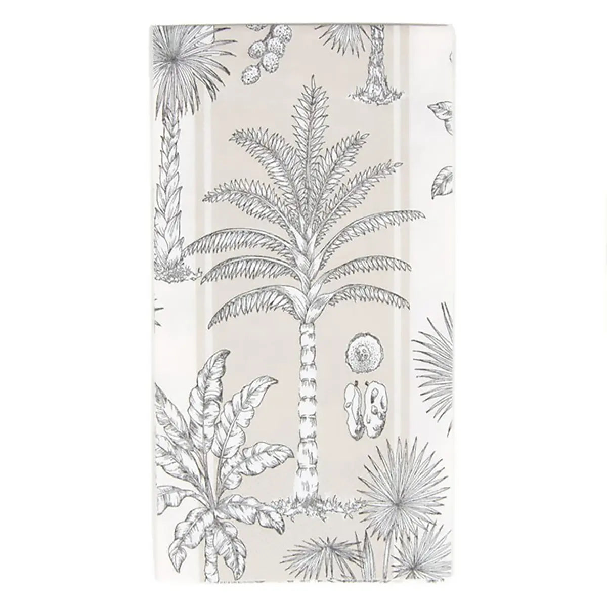 An image of Caspari Southern Palms Guest Towels