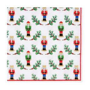 Caspari Little Nutcracker Cocktail Napkins
